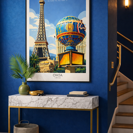 Affiche Las Vegas – Strip Mythique & Ambiance USA | Poster Voyage Déco Murale