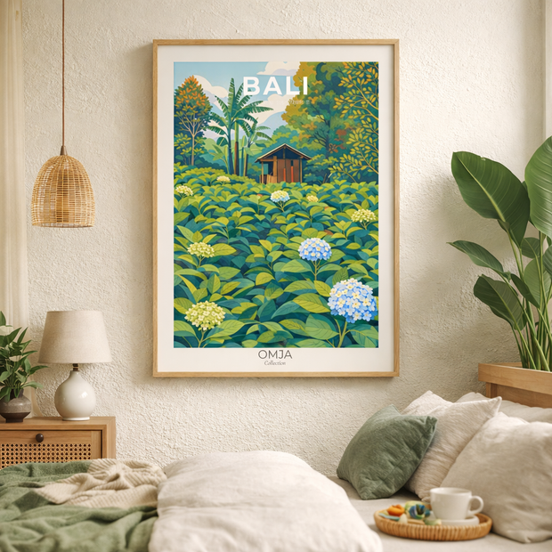 Affiche BALI Indonésie – Évasion tropicale & jungle balinaise | Photo de voyage originale | Déco murale nature